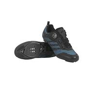 Massi Chaussures, Chaussures de vélo de Route., Noir, Bleu, 45 EU