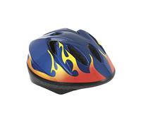 Massi Child Ray Azul/Fuego Casque de vélo pour Enfant Fille, Bleu, 52-56cm