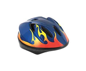 Massi Child Ray Casque de Cyclisme pour Enfant, Bleu, 52-56 cm