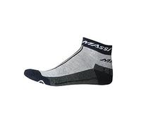 Massi CM320 - Chaussettes de Cyclisme Unisexe, Couleur Gris, Taille M
