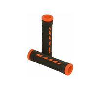 Massi Comp Double Density - Poignées pour vélo, Couleur Noir/Orange