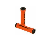 Massi Comp Double Density - Poignées pour vélo, Couleur Orange/Noir