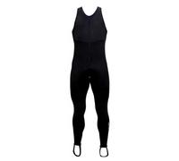 Massi Pantalon à bretelles Windtex pour homme Noir Taille XXL