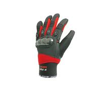 Massi Expert Carbon - Voodoo - Gants de Cyclisme Unisexe, Couleur Noir/Rouge, Taille S