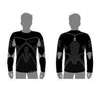 Massi m/l thermetic Evolution T-Shirt à Manches Longues, Homme S Noir