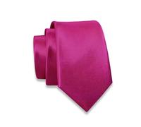 Massi Morino Cravate étroite pour homme en différentes couleurs - 6 cm - Schlips uni I Slim Fit Tie