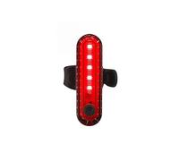Massi Onyx Feu arrière pour vélo, 20 lumens, Rechargeable USB-C, Rouge, 24 g, IPX4