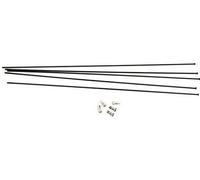 Massi Pack de 5 radios + écrous Tour Disc 294 mm Accessoires vélo, Adultes Unisexe, Multicolore, Taille Unique