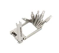 Massi Plat Clé Multi-Outils Sport et Plein air, Gris, 12 Funciones