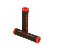 MASSI Poignées de vélo Massi double densité en noir/rouge