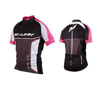 Massi Pro Team Short Sleeve Jersey Rose L Homme Fuchsia