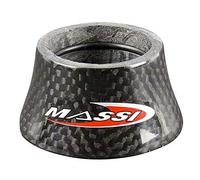 Massi SEPAR.DIREC.1-1/8" Carbone Aero 20mm Séparateur de Direction, Adultes Unisexe, Noir, 20