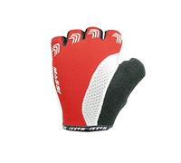 MASSI Siligrip - Gants de Cyclisme Unisexe, Couleur Rouge, Taille S