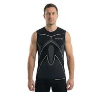 Massi Couche de base Thermetic Evolution Carbon sans manches Noir L Homme