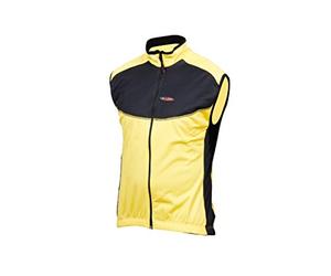 Massi Windtex Gilet, Homme, Jaune/Noir, XXXL