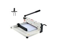 Massicot à Papier Robuste-VEVOR-304,8 mm-Construction en Acier Massif, Rogneur pour Bureau, École, Magasin-Blanc