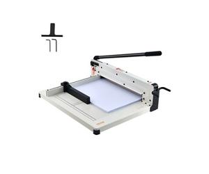Massicot à Aapier Robuste en Acier 43,18cm pour A3 Capacité de 400 Feuilles Blanc
