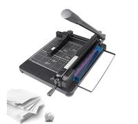Massicot à Guillotine de 12 Pouces, Robuste, capacité de 400 Feuilles, Coupe-Papier Manuel Commercial A4 B5 A5 B6 B7 pour Bureau et école(Black)