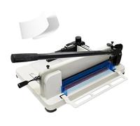 Massicot à Papier Guillotine 12" A4 Industriel Robuste pour Scrapbooking, Base en métal, capacité de 400 Feuilles, pour Bureau, Commerce, photocopie et imprimerie (Blanc)