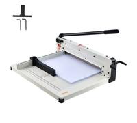 Massicot à Papier Robuste-VEVOR-431,8 mm-Construction en Acier Massif, Rogneur pour Bureau, École, Magasin-Blanc