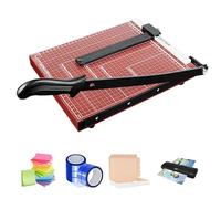 Massicot A4 compact, Coupe-Papier, Coupe Papier, Coupeur De Papier Avec Dispositif De Protection, Coupeur Guillotine Portable pour photos, papier(Performance De Coupe De 15 Feuilles)