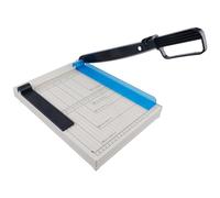 Massicot A4, Coupe Papier, Coupe-Papier, Coupeur De Papier, Papier Rogneuse En Titane Avec Dispositif De Protection, Coupeur Guillotine Portable (Performance De Coupe De 16 Feuilles)