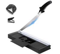 Massicot A4,Coupe-Papier,Guillotine Papier A4/B5/A5/B6/B7 Pour La Maison,L'école,Le Bureau Et Le Bricolage (Coupe Jusqu'à 8 Feuilles De Papier A4 En Même Temps)