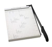 Massicot A4 Professionnel, Rogneuse Coupe-Papier avec Base Solide, Coupe Précise pour Photos, Cartons, Documents, Loisirs Créatifs, Bureau et Maison