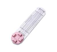 Massicot - Coupe Papier 4 En 1 Robust Avec Base Antidérapante | Avec Base Antidérapante Règle Portable Outil de Précision - Pour Loisirs Créatifs Scrapbooking Bureau Tissu