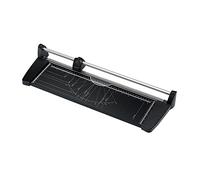 Massicot de bureau robuste - Coupe-papier A4/A3/A2 avec base en métal Capacité de 10 feuilles Idéal pour le papier cartonné et les feuilles de plastification - Outil de coupe de précision