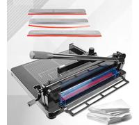 Massicot électrique, guillotine industrielle avec 3 lames de rechange, largeur 3,9 cm, massicot industriel pour cuir, épaisseur de coupe 44 mm, machine à découper le papier, atelier d'imprimerie