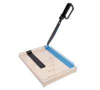 Massicot Guillotine Professionnel A4 avec Base Antidérapante, Dispositif Protection et Rail Guidage Réglable, Masicoteuse Papier Coupe Capacité 12 Feuilles pour Photos, Scrapbooking, Bricolage