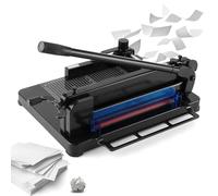 Massicot guillotine robuste, capacité de 400 feuilles, 30,5 cm A4, construction en acier massif, massive, massicot professionnel pour cuir, carton et tissu