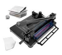 Massicot guillotine robuste de 30,5 cm - Format A4, capacité de 400 feuilles pour une utilisation professionnelle et professionnelle (noir)