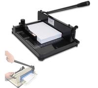 Massicot industriel A3, coupe guillotine, largeur de coupe de 440 mm, épaisseur de coupe de 0,1 à 40 mm, verrouillage automatique de la lame, contrôle de l'épaisseur flexible, idéal pour papier et