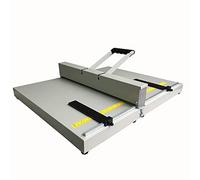 Massicot, Machine à plier le papier manuelle avec règle de positionnement for cartes de vœux, brochures et papier photo
