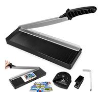 Massicot manuel A4/B5/A5/B6/B7, 34 cm, pour les travaux de carton, de papier et de bricolage, idéal pour le bureau, l'école, la photographie et le scrapbooking