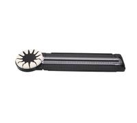 Massicot Manuel Multifonction Noir pour Couper le Papier, Bureau | Coupe Droit, Ondulé et Perforé, Règle Graduée Intégrée, pour Cartes, Photos t Préparation