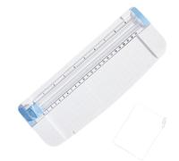 Massicot portable A4 A5 - Massicot HIPS léger - Outil de guillotine avec règle extractible et alignement précis de la grille - Coupe-photo pour cartes de scrapbooking