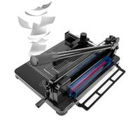 Massicot pour papier - Capacité de 400 feuilles - Découpe précise pour papier, photos, projets d'artisanat - Noir
