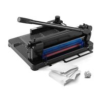 Massicot robuste avec lame en acier rapide réglable pour format A4, coupe jusqu'à 400 feuilles pour la maison, le bureau et l'école