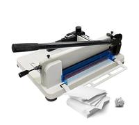 Massicot robuste avec lame en acier rapide réglable pour format A4, coupe jusqu'à 400 feuilles pour la maison, le bureau et l'école