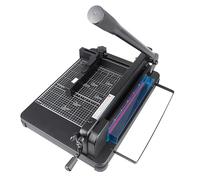 Massicot Robuste De 12 Pouces - Capacité De 400 Feuilles, Lame De Précision Et Règle De Positionnement Pour Papier A4/cuir/tissu, Idéal Pour Les Bureaux Et Les Imprimeries black