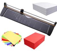 Massicot rotatif A2, guillotine de qualité professionnelle, largeur de coupe 60 cm, coupe 1 mm/10 feuilles, idéal pour le papier kraft, le carton, les photos et les fournitures scolaires.
