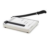 WAYTEX 77296 Massicot Guillotine pour couper Papier, Carton et Feuilles Plastifiées, Cisaille à Levier, capacité 10 feuilles longueur de Coupe 30 cm, base métal solide