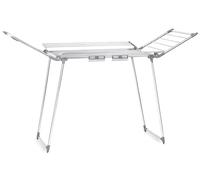Massido Séchoir à Linge d'extérieur Inoxydable Extensible - Grand séchoir à Linge - Sèche-Linge Stable avec Pieds antidérapants - Surface de séchage 22 m - Lina - Blanc - 174 x 56 x 108 cm