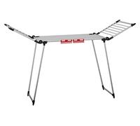 Massido Séchoir à Linge Extensible Peu encombrant - Sèche-Linge Stable avec Pieds antidérapants - Surface de séchage 19 m - Blanc - 174 x 61 x 108 cm