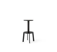 Massif AV40 Tabouret de Bar Chêne Teinté Foncé/ Noir Chaud