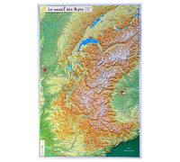 Massif des alpes 62 x 42 cm - Collectif - Georelief - Coffret - Jeux livres objets