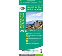 Massif Du Pilat - Monts Du Forez 1:75000